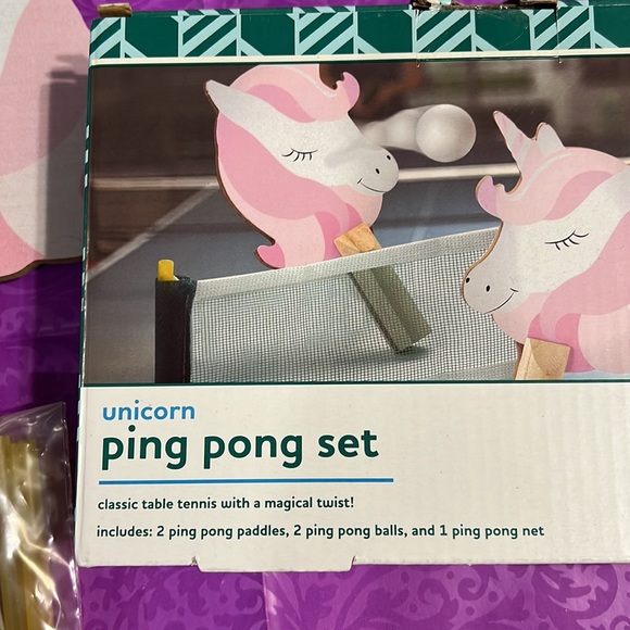 New Unicorn Ping Ping Set - Magical Twist Ages 3+ - Picture 2 of 4